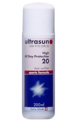 Protection solaire Ultrasun Professional depuis 1992